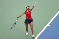 Emma Raducanu struck two aces and as many double faults